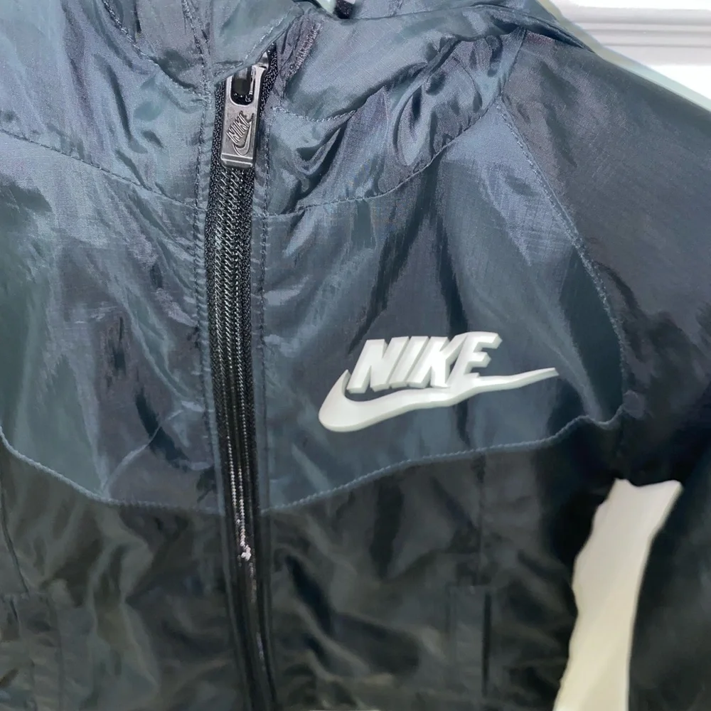 Nike Toddler Boys Hooded Fleece Lined Jacket Black Size 2T
